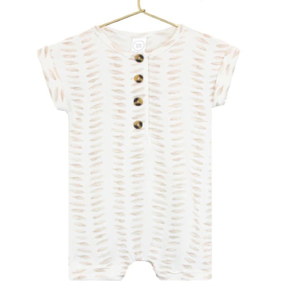 NIB Lou Lou & Company Aiden Romper - Size 3M